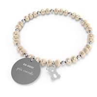 Bracciale 10 Buoni Propositi Donna Crystal in Acciaio B-5249/CH - B-5249/CH